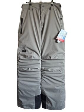 Helly Hansen NWT Legendary Insulated Ski Pants Concrete Grey Medium